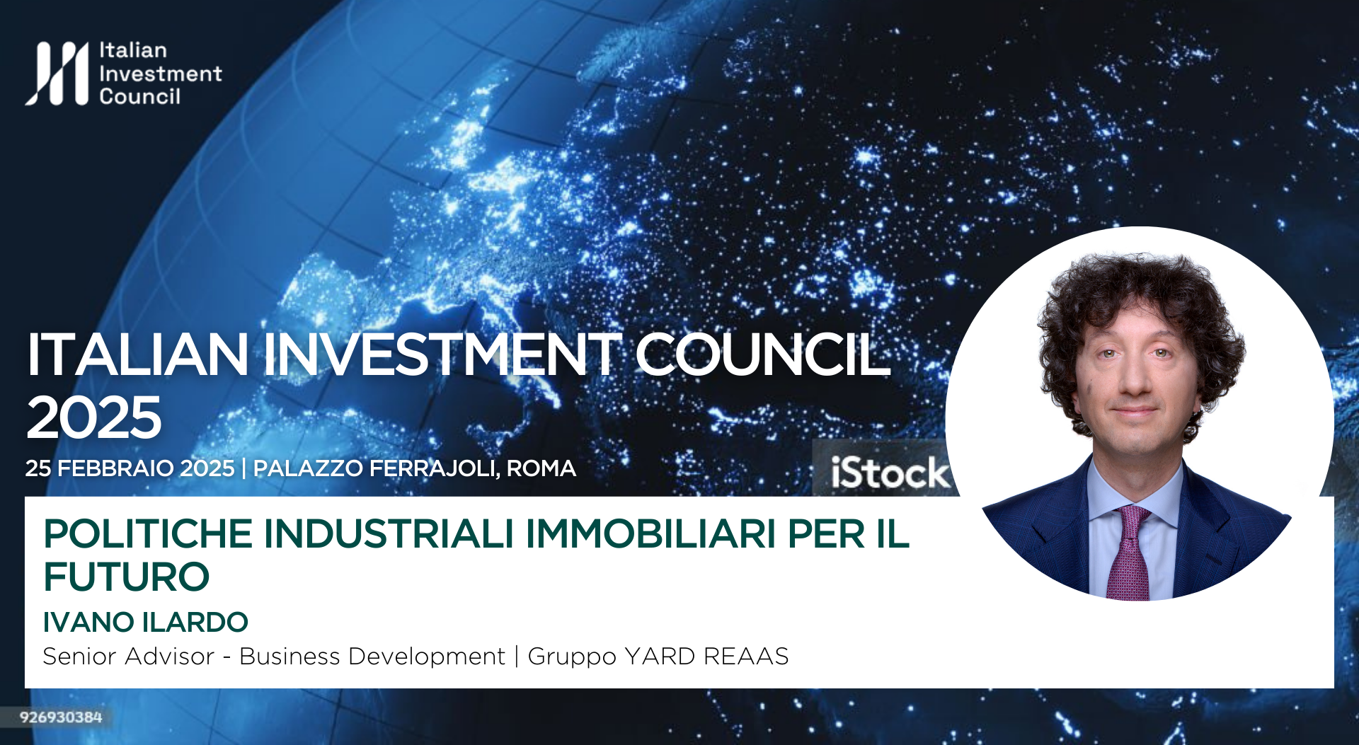 Ivano Ilardo as speaker at the Italian Investment Council held by Remind