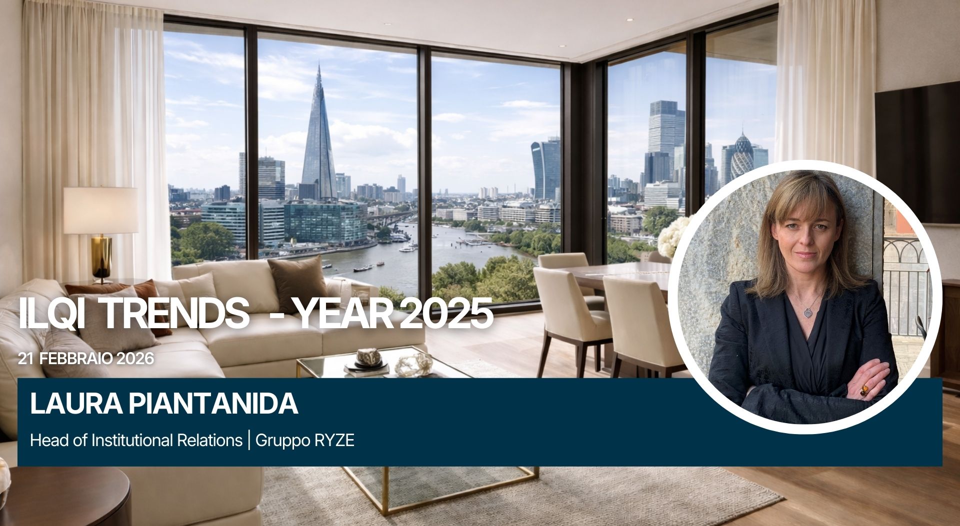 Laura Piantanida a ilQI Trends - Year 2025 de Il Quotidiano Immobiliare