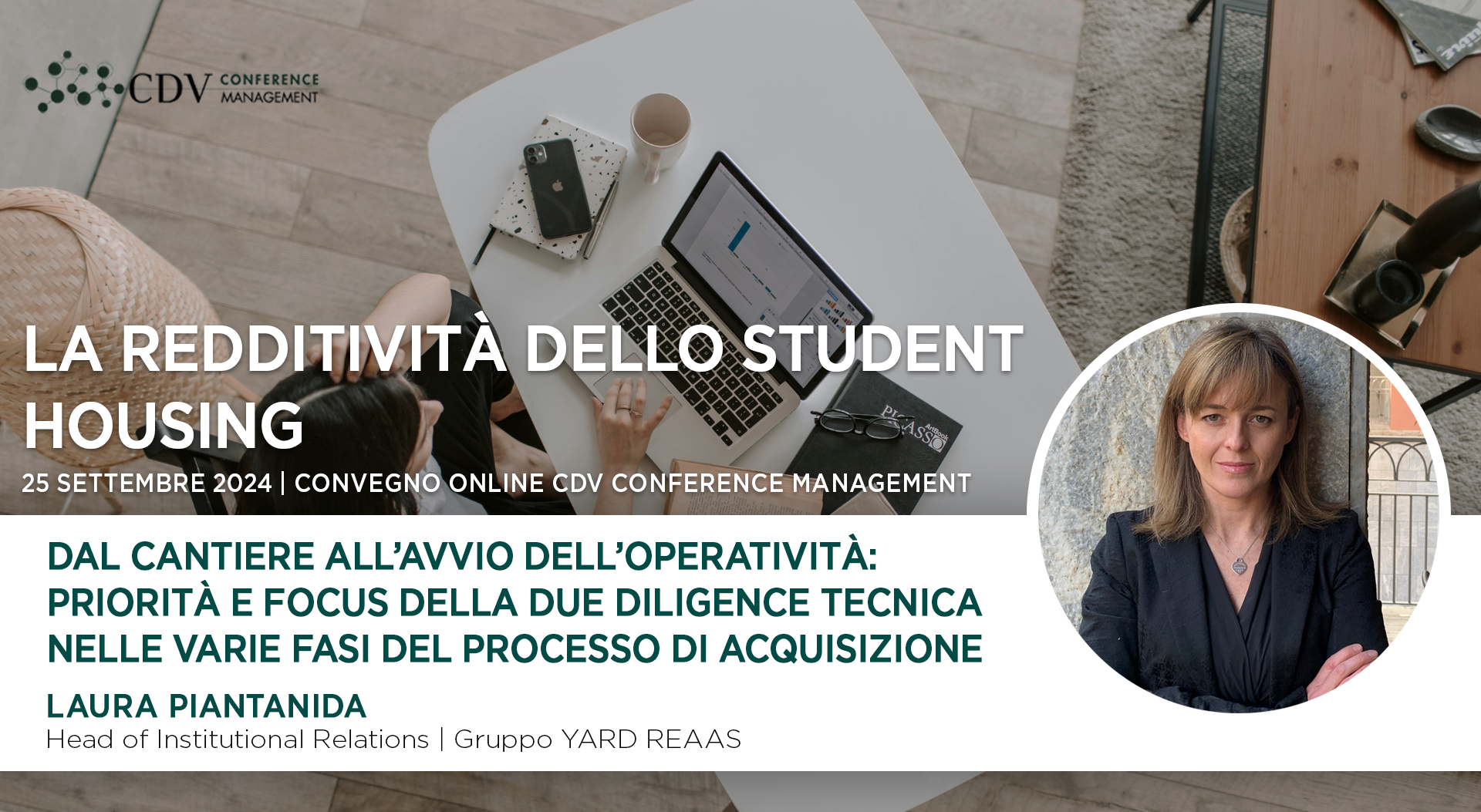 Laura Piantanida speaker at the CDV Conference Management conference ‘The Profitability of Student Housing