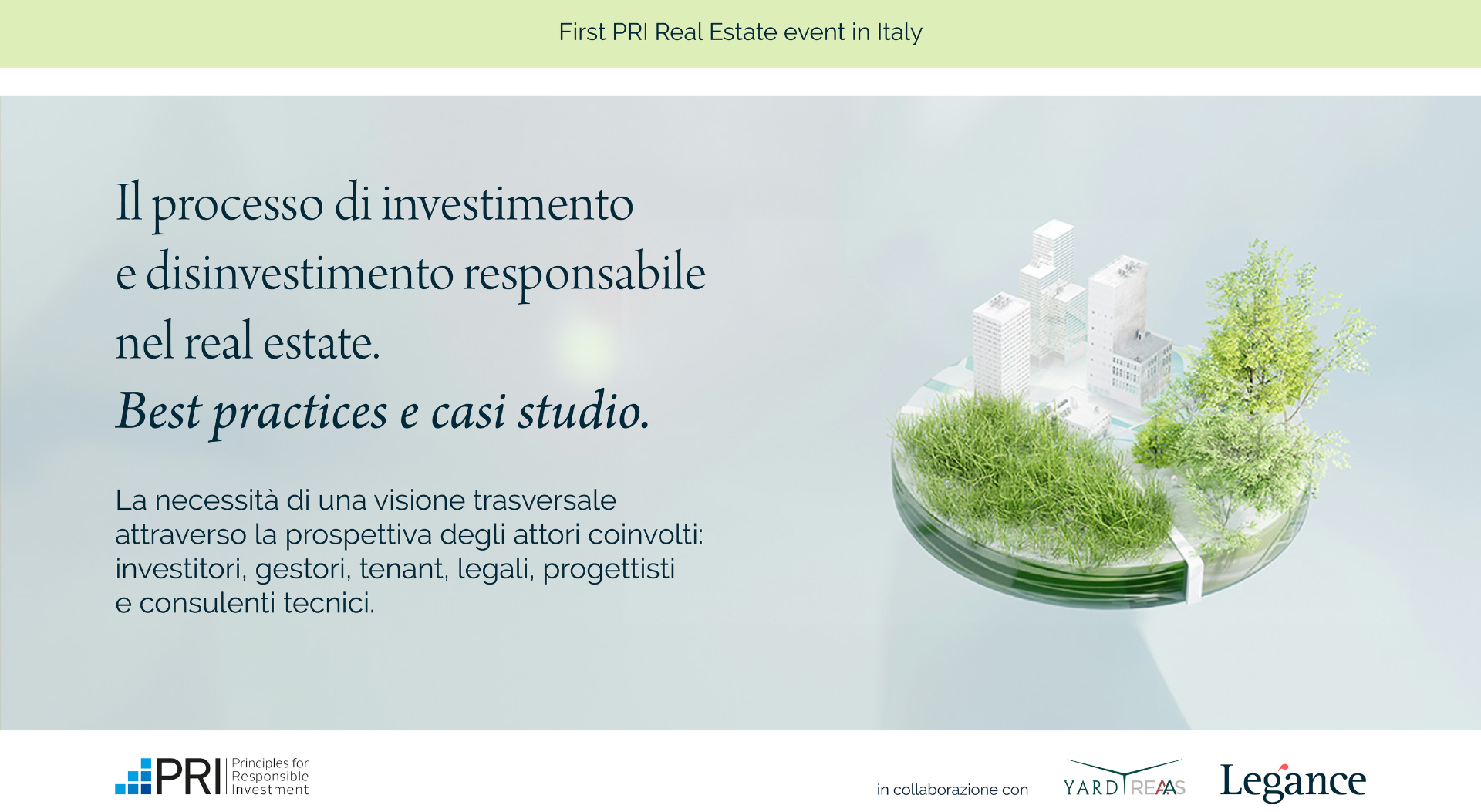 YARD REAAS con Legance al Convegno