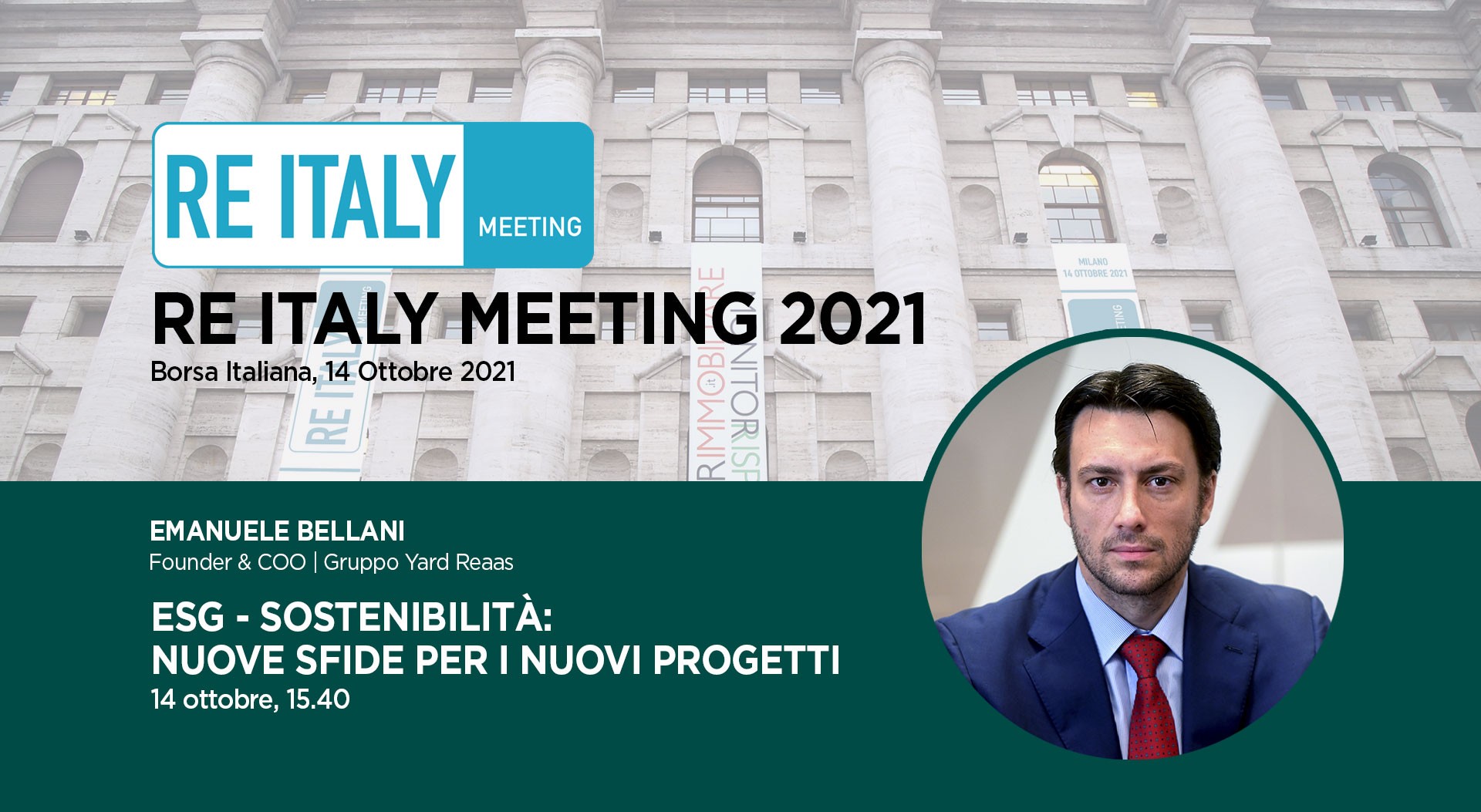 Emanuele Bellani relatore al convegno 