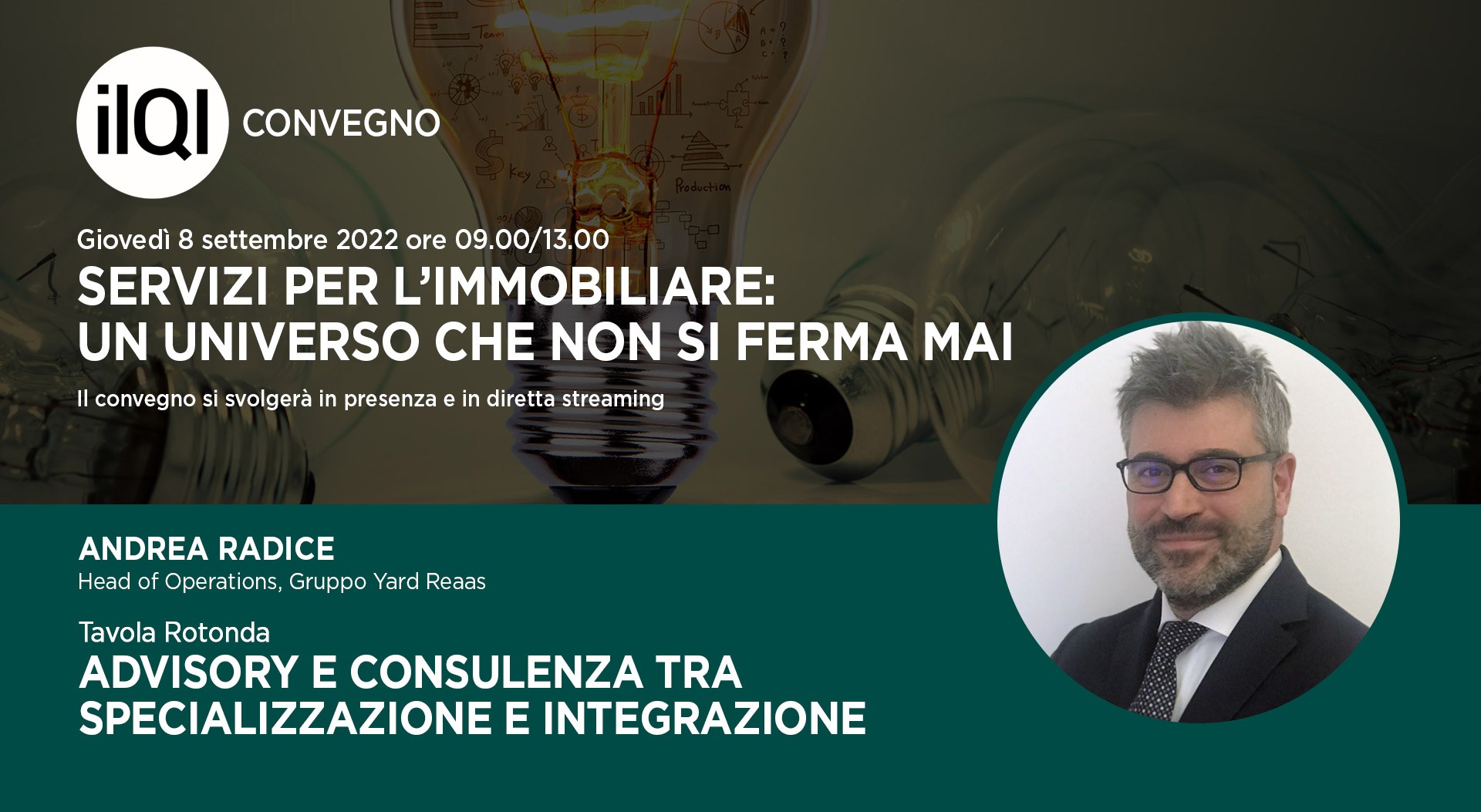 Andrea Radice relatore al Convegno 