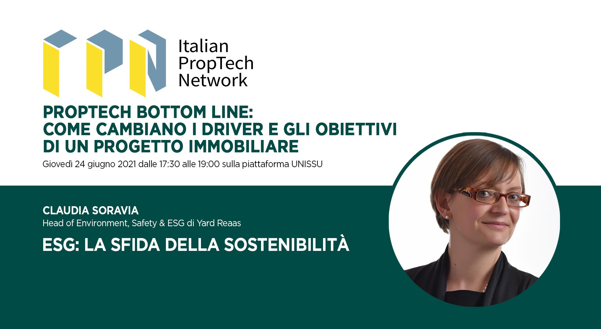 Claudia Soravia relatrice all'evento 